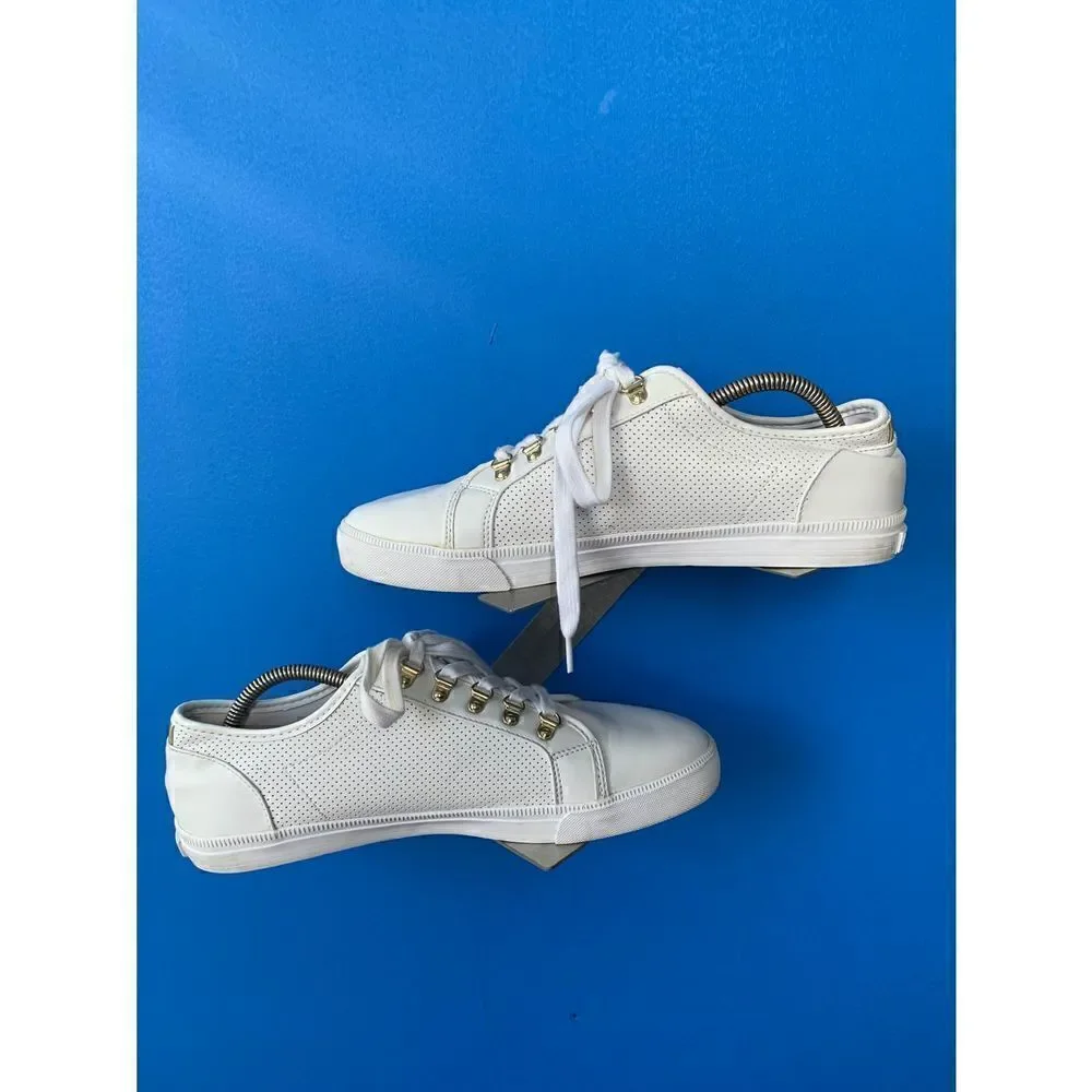 Tommy Hilfiger Mens White Lace Up Low Top Athletic Sneaker Shoes Size 11M